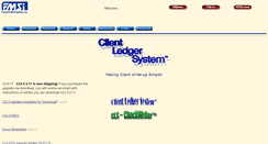 Desktop Screenshot of clientledgersystem.com