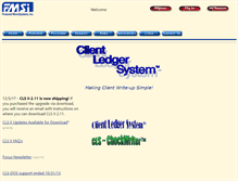 Tablet Screenshot of clientledgersystem.com
